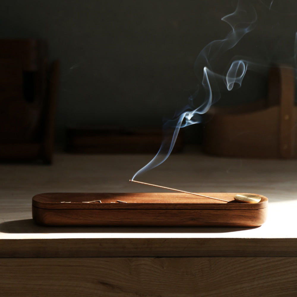 Wood Incense Holder